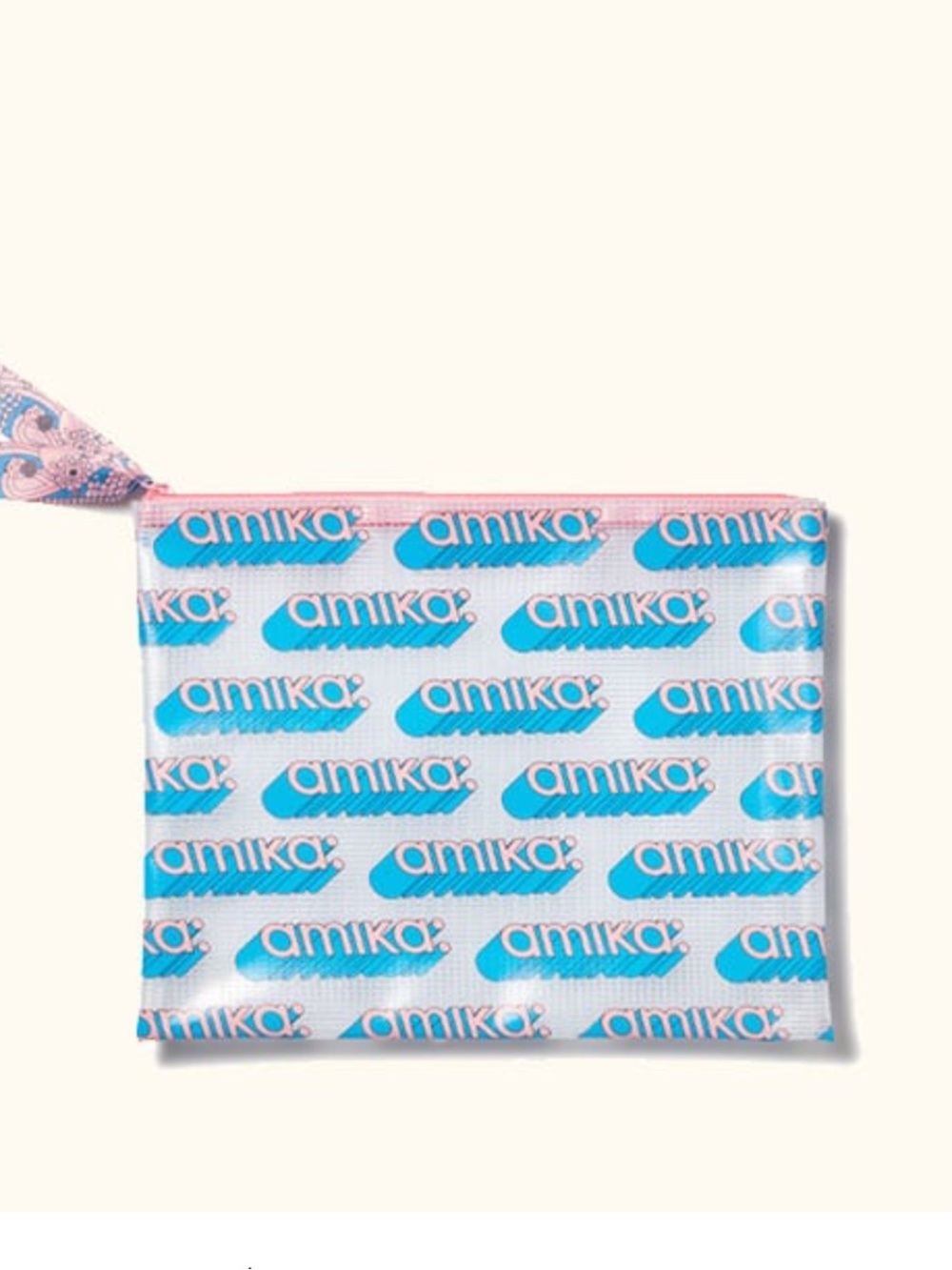 AMIKA large zippered pouch